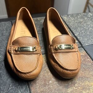 Calvin Klein Women's Brown Leather Loafers
